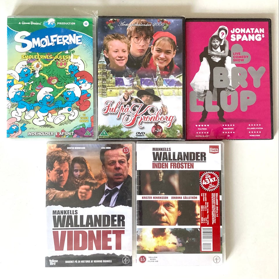 Smølferne 12 (4 afsnit) - I UBRUDT FOLIE, DVD, tegnefilm