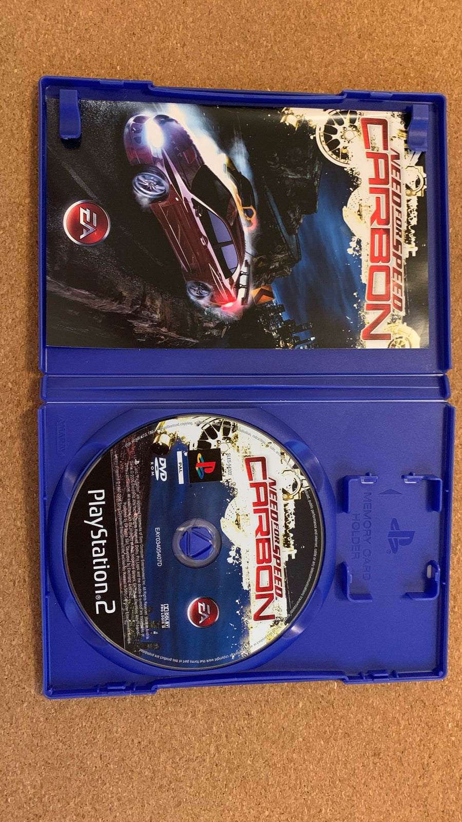 Need for speed Carbon, PS2, racing