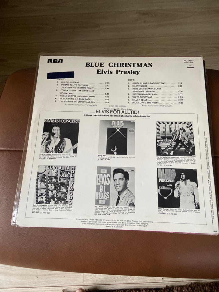 LP, Elvis, Blue Christmas