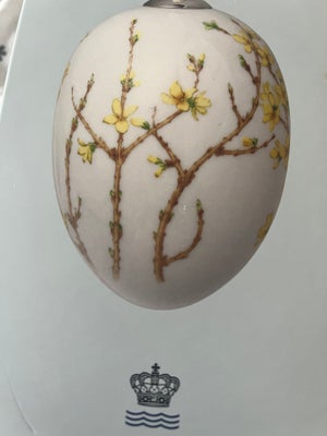 Porcelæn, Påskeæg , Royal Copenhagen, 10 cm gåseæg Perfekt stand Sender gerne med dao + 45kr Kan evt