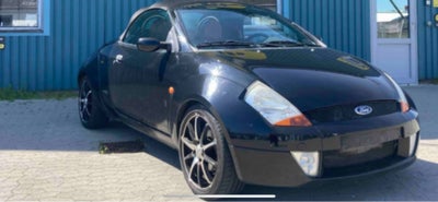 Ford Ka, 1,6 StreetKa, Benzin, 2003, km 177000, sort, 2-dørs, 17" alufælge, Fin StreetKA 
Sjov bil d