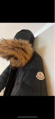 Vinterjakke, str. findes i flere str., MONCLER,  Sort,  God men brugt, Størelse 1 det svarer Moncler