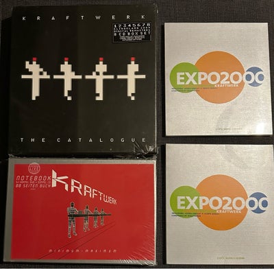 Andet, Kraftwerk, The Catalogue - Mint cd Bokset
Minimum-Maximum - Mint cd Bokset
Expo 2000 - Mint c