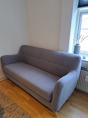 Sofa, bomuld, 3 pers., Sofa i meget pen stand, uden tegn på slitage eller pletter. 2m i længden. Sæl