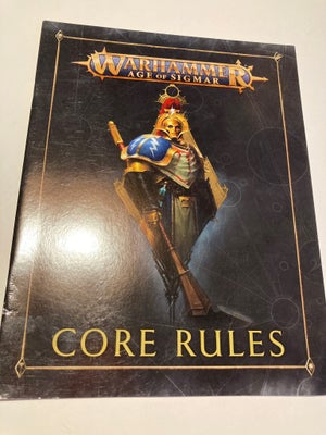 Warhammer, Age of sigmar
Core rules
Sender gerne
Porto 45 kr