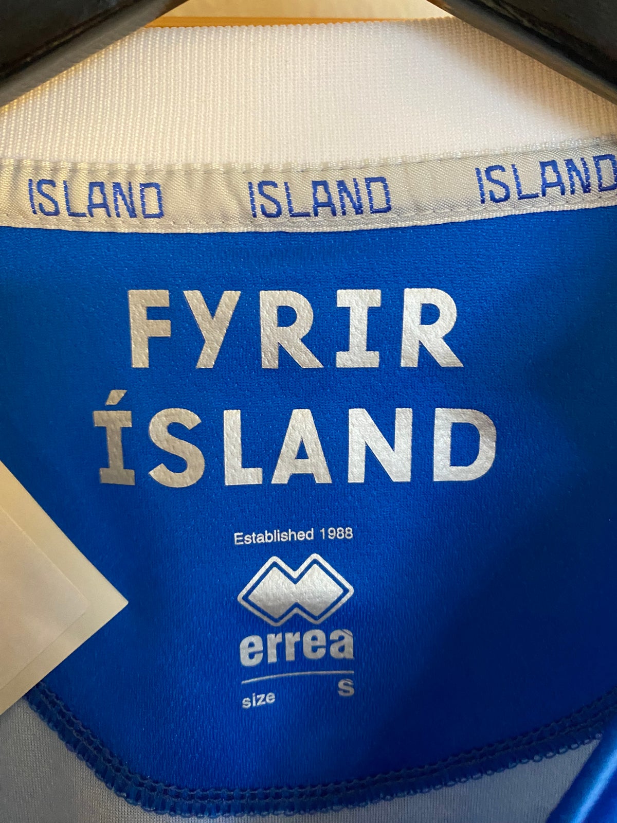 Fodboldtrøje, Island EM 2016 authentic trøje , Errea