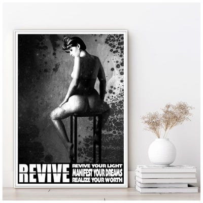 Plakat, Gabriel Lavine, motiv: Revive, b: 50 h: 70, Limited Edition Fine Art / Giclée kunstprint på 