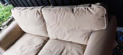 Sofa, stof, 2 pers. , Ikea Ektorp, Se mål på tegningen, vaskbart betræk, nyt betræk kan købes i Ikea