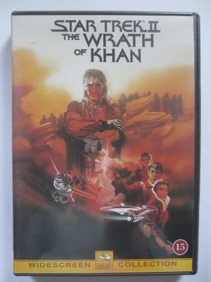 Star TRek 2 The Wrath of Khan, DVD, science fiction, Star Trek 2 The Wrath of Khan
Jeg sender gerne,