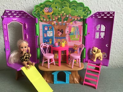 Barbie, Træhus, Velholdt intakt folde træhus