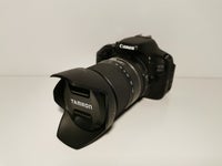 Canon, EOS 600D med Tamron 16-300mm, spejlrefleks