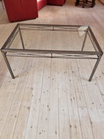 Sofabord, Glas med stål, glas