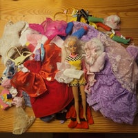 Barbie, Sindy.dukke og en masse.tøj