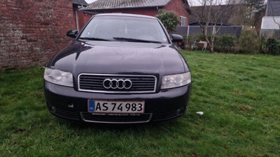 Audi A4, 1,6, Benzin, 2003, km 350000, klimaanlæg, aircondition, ABS, airbag, alarm, 4-dørs, central