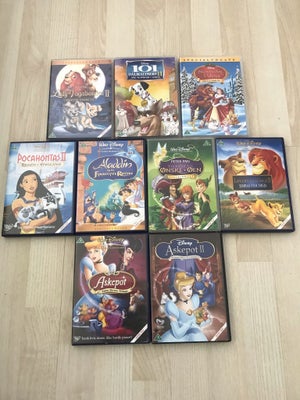 Disney efterkommere, DVD, tegnefilm, 40kr. Stk.