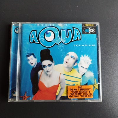 Aqua: Aquarium, pop, CD'en er i god stand.
Kassetten har brugsspor.
------------------
Venligst inge