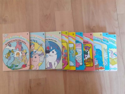My Little Pony, Tegneserie, 10 små bøger med My Little Pony fra 80'erne

Malebogen (nr.11) er der ma
