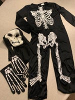 Fastelavn halloween udklædning skelet