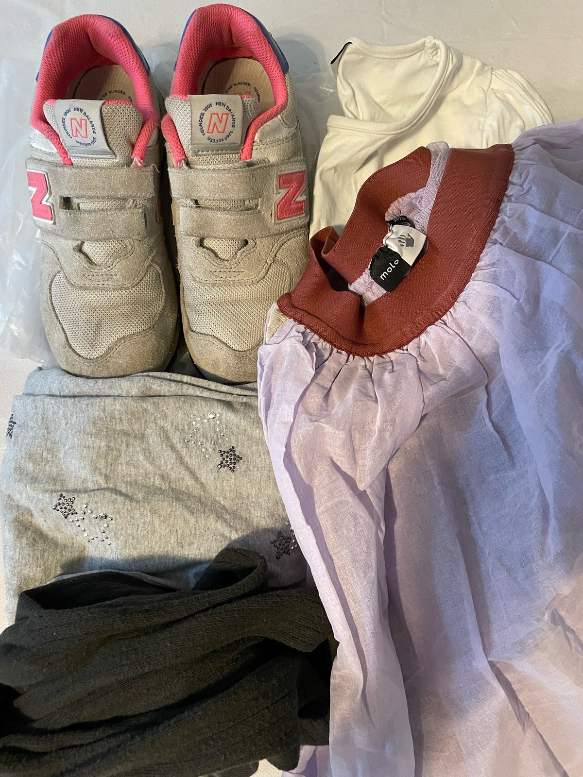 Blandet tøj, MOLO 8år, sneakers (lille) str 35,5