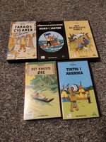 Tegnefilm, Tintin vhs film, instruktør Hergé
