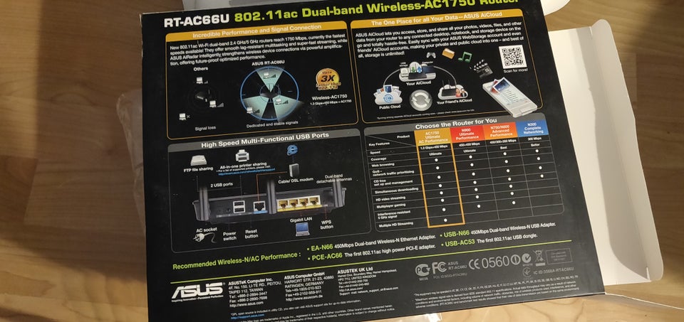 Router, wireless, Asus