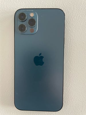 iPhone 12 Pro, 128 GB, blå, God, iPhone 12 pro 128 GB Pacific Blue sælges med original æske samt led