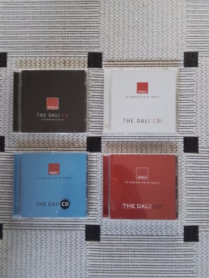 Andet, Dali, The Dali CD Vol. 1 - 4 , God, Samling af The Dali CD  vol. 1  ,2 ,3, 4 .
Er i god stand