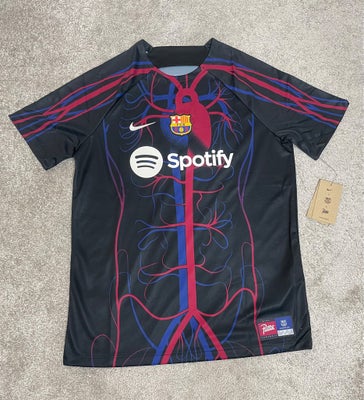 T-shirt, Part x Nike x fc Barcelona , str. XL,  Sort ,  Ubrugt, Patta x Nike x FC Barcelona Fodbold 
