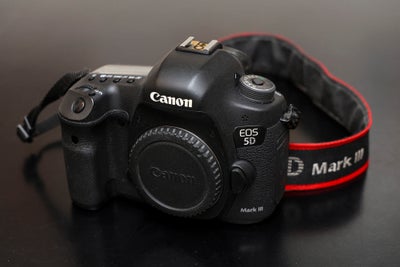 Canon, 5D Mk III, fullframe, 22,3 megapixels, God, 

Jeg sælger min gode 5D mk 3'er på grund af opgr