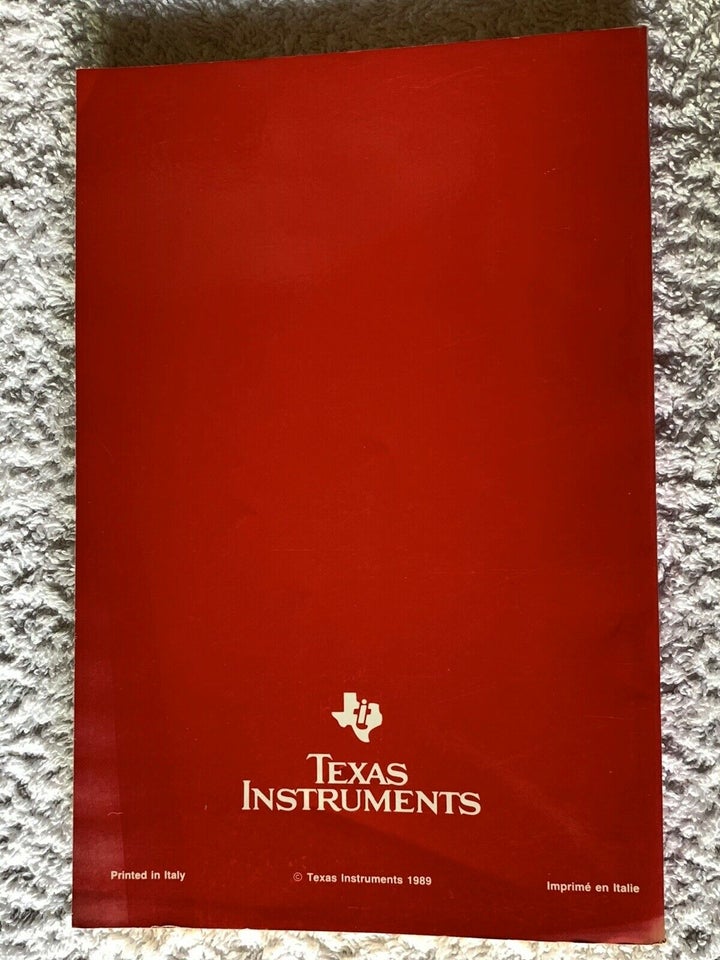 Texas TI-68 manual