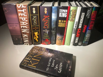Stephen King  Amerikanske Hardcover Bøger, Stephen King , genre: gys, Bogklubudgaver og førsteudgave