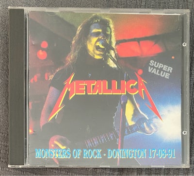 Metallica: Monsters of rock, heavy, CD. Fin stand. Uofficiel udgivelse.
