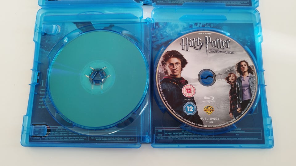 Harry Potter Blu-ray disk bokssæt (Year 1 - 6), Blu-ray,