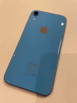 iPhone XR, 128 GB, blå, God