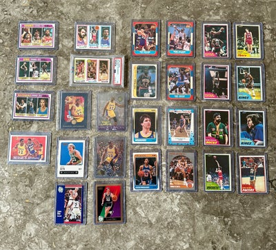 Samlekort, NBA Basketballkort 70’s - 90’s, Sælger denne her samling af lidt ældre kort igennem tiden