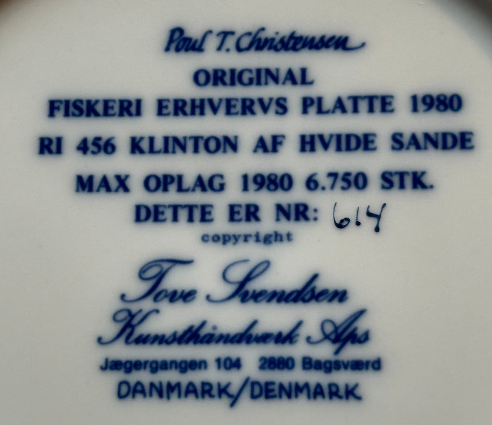 Fiskeri - 1980 - RI 456 Klinton af Hvide Sande, Tove Svendsen,