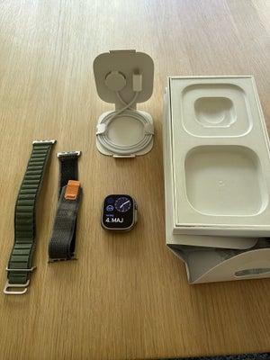 Smartwatch, Apple, Apple Watch Ultra 1 i perfekt stand sælges.
Købt hos Proshop i januar 2023.
Origi