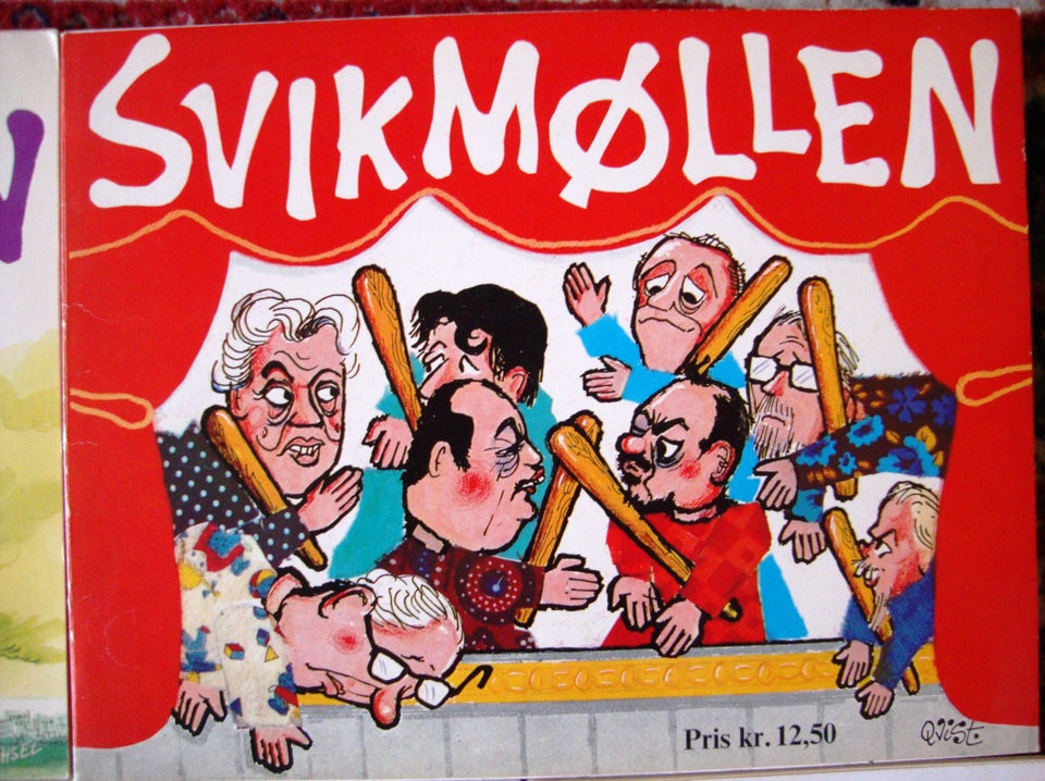 Svikmøllen - 5 stk, samlet pris, Politisk satire