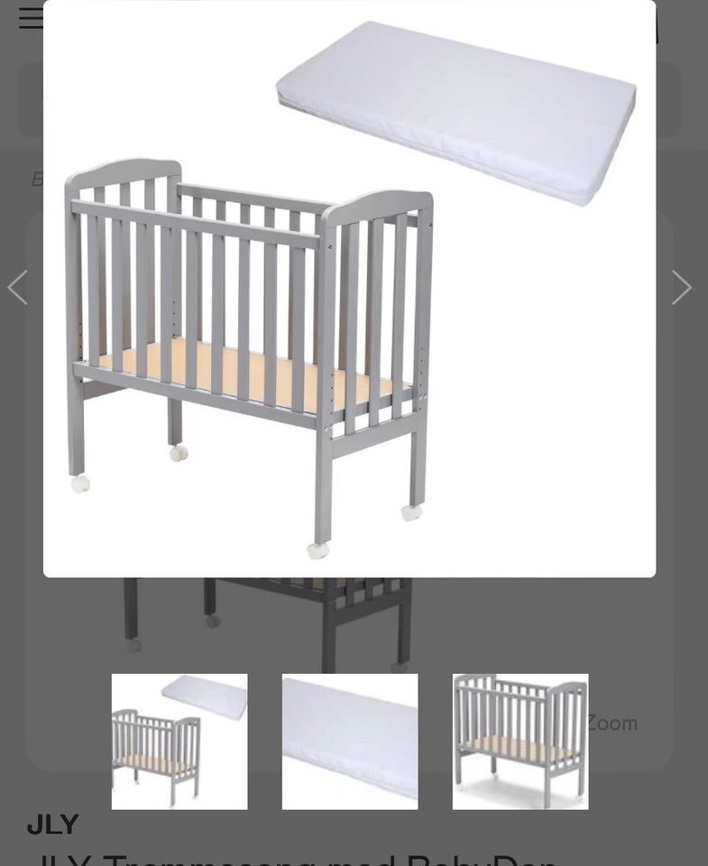 JLY bedside crib dba Kob og Salg af Nyt og Brugt