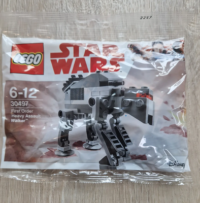 Lego Star Wars, 30497 - First Order Heavy Assault Walker, Ny og dåbnet.
2 stk. haves, prisen er pr. 