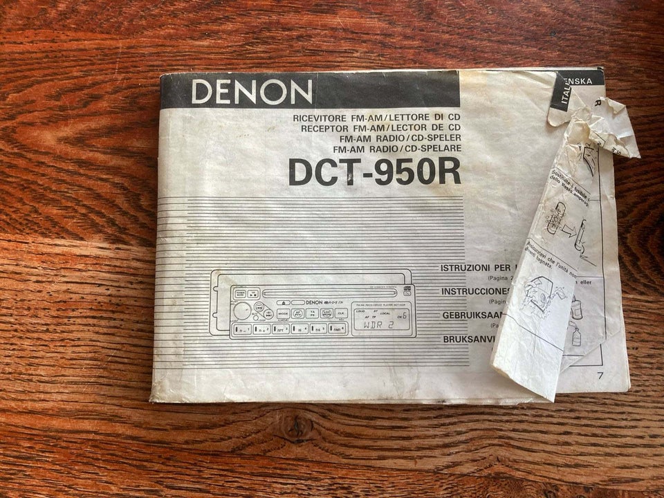 Denon DCT-950R, CD/Radio