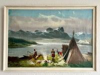 Oliemaleri, Vilhelm Engstrøm, motiv: Landskab