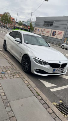 BMW 420d, 2,0 Gran Coupé aut., Diesel, 2017, km 205000, hvidmetal, nysynet, 5-dørs, 20 alufælge, BMW