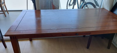 Sofabord, finer, andet materiale, b: 95 l: 180 h: 50, Stort gammel sofa bord med brug spor derfor bi