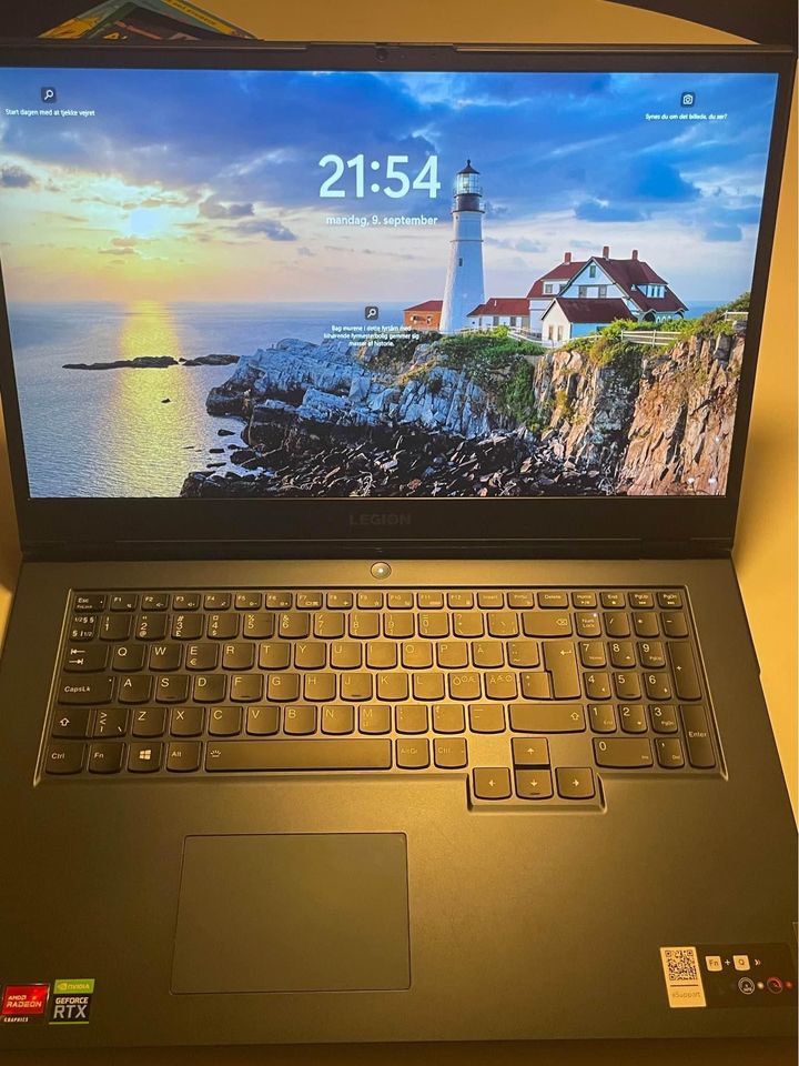 Lenovo Legion 5 17ARH05H, Ryzen 5 5600 GHz, 16 GB ram