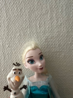 Barbie, Elsa og Olaf fra Frost, Elsa og Olaf fra disney filmen Frost. Se også andre annoncer jeg har