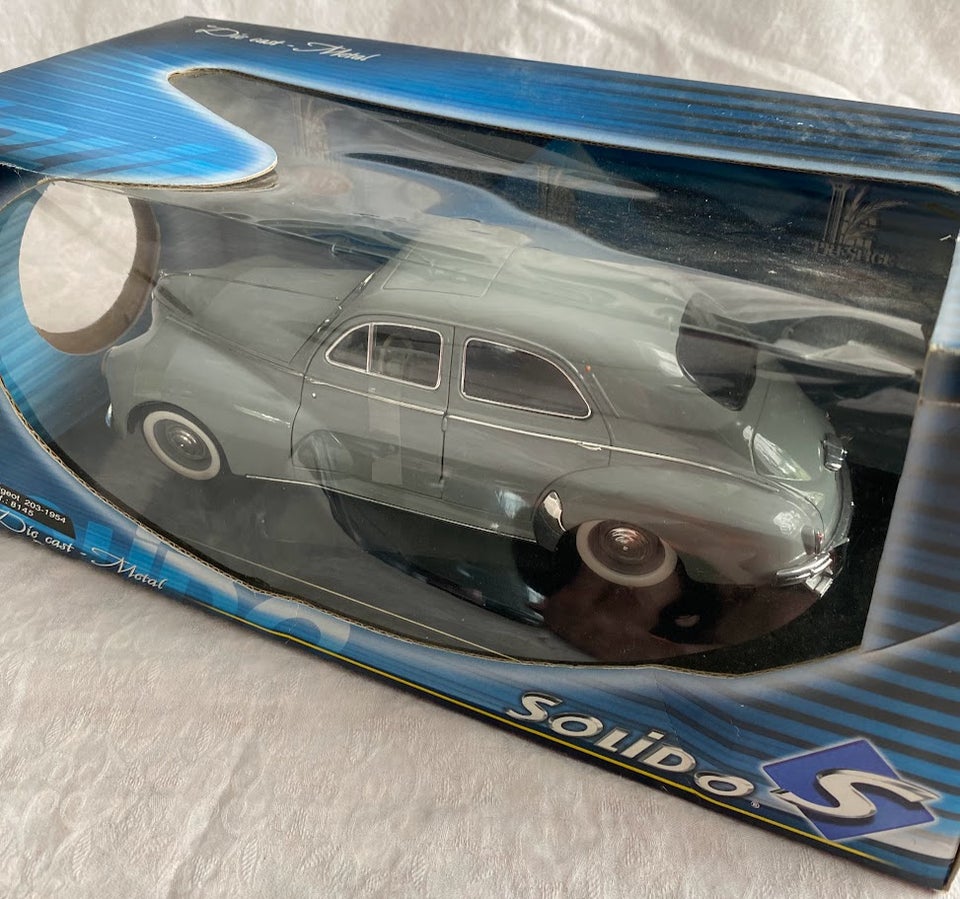 Modelbil, Peugeot 203. 1954. Solido, skala 1:18