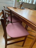 Spisebord m/stole, Træ, b: 85 l: 125