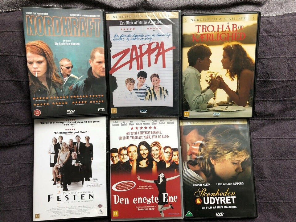 Danske film, DVD, drama