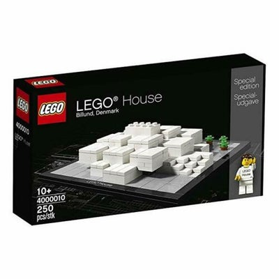 Lego Architecture, LEGO House, Billund, Denmark, 2 stk. Special Edition 4000010.
Byggesæt med 250 kl